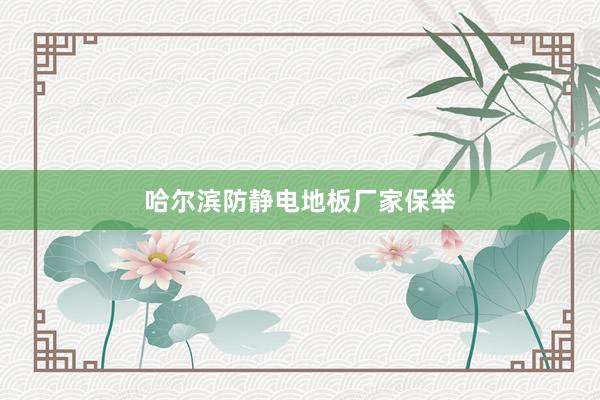 哈尔滨防静电地板厂家保举